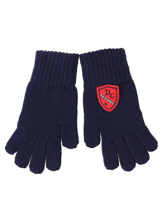 Сині рукавички DOLCE&GABBANA KIDS : фото - Invogue