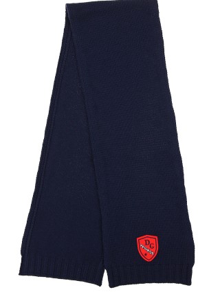 Синий шарф DOLCE&GABBANA KIDS: фото 1 - Invogue