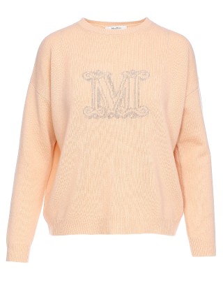 Коричневый свитер MAX MARA: фото 2 - Invogue