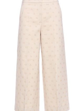 Бежеві брюки MAX MARA : фото 2 - Invogue