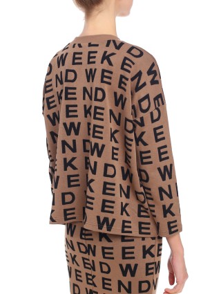 Жёлтый свитер WEEKEND MAX MARA: фото 6 - Invogue