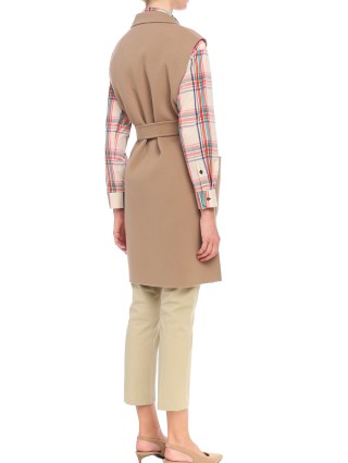 Бежеві брюки WEEKEND MAX MARA : фото 4 - Invogue