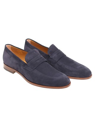 Тёмно-синие туфли BOSS: фото 3 - Invogue