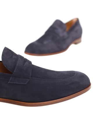 Тёмно-синие туфли BOSS: фото 8 - Invogue