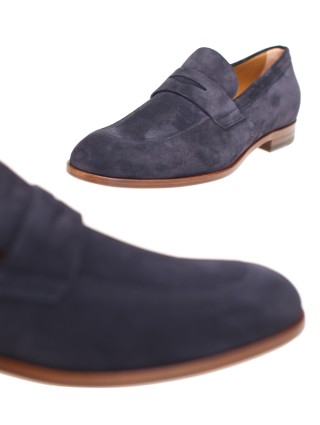 Тёмно-синие туфли BOSS: фото 9 - Invogue