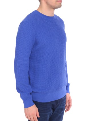 Синий свитер BOSS: фото 6 - Invogue