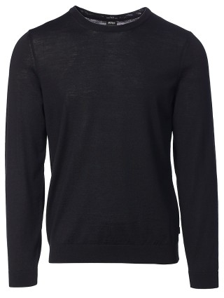 Чёрный свитер BOSS: фото - Invogue