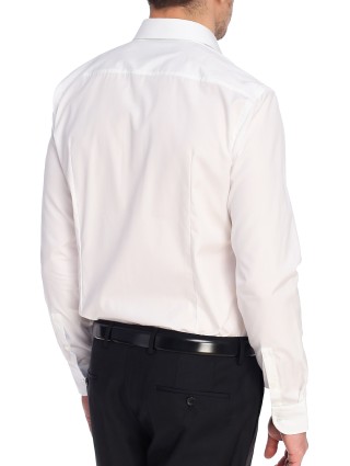 Белая рубашка BOSS: фото 5 - Invogue