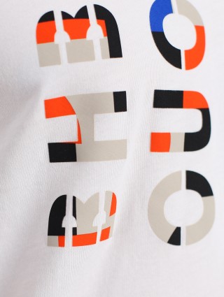 Белая футболка BOSS: фото 6 - Invogue