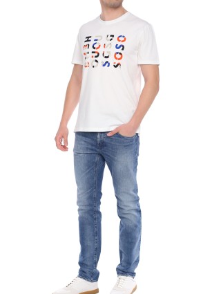 Белая футболка BOSS: фото 1 - Invogue