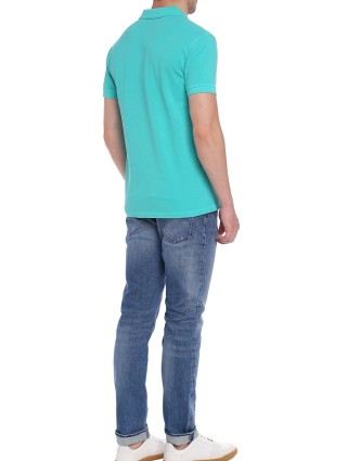 Зеленое поло BOSS: фото 4 - Invogue