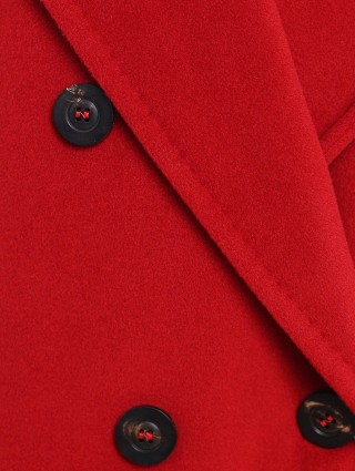 Червоне пальто MAX MARA з вовни та кашеміру: фото 6 - Invogue