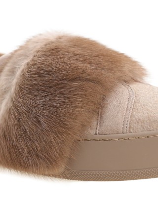 Бежеві снікерси MAX MARA : фото 6 - Invogue