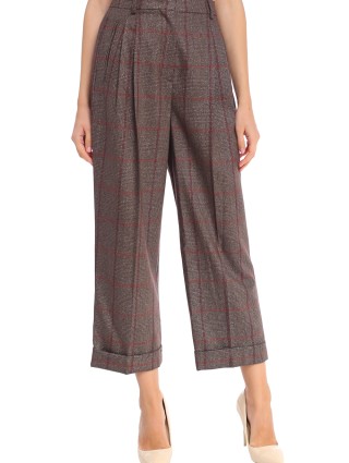 Красные брюки MAX MARA: фото 5 - Invogue