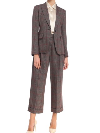 Красные брюки MAX MARA: фото 3 - Invogue