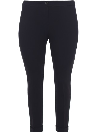 Чёрные брюки MARINA RINALDI: фото - Invogue