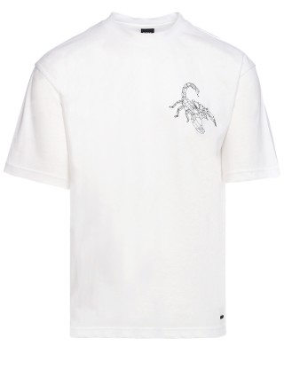 Белая футболка BOSS: фото 2 - Invogue