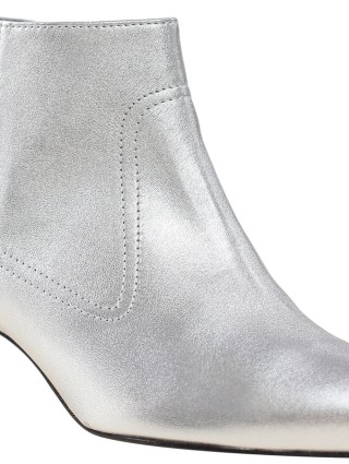 Серебристые сапоги MARELLA: фото 6 - Invogue