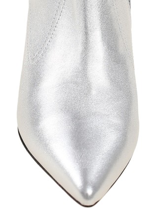 Серебристые сапоги MARELLA: фото 7 - Invogue