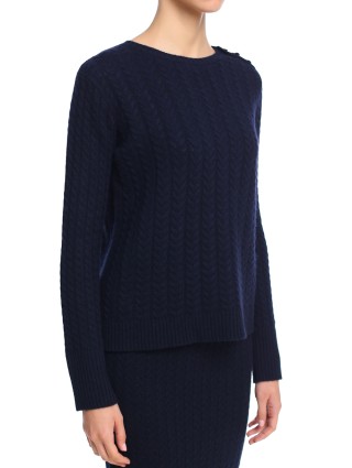 Синий свитер MARELLA: фото 5 - Invogue