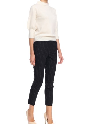 Чёрные брюки MARELLA: фото 3 - Invogue