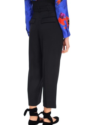 Чёрные брюки MAX MARA: фото 6 - Invogue