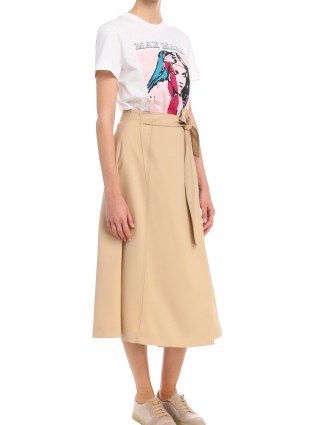 Кремова спідниця SPORTMAX: фото 3 - Invogue