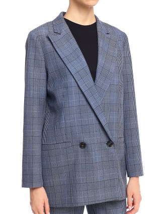 Синій піджак GANNI : фото 5 - Invogue