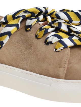 Бежевые сникерсы WEEKEND MAX MARA: фото 4 - Invogue