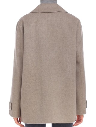 Серое пальто THEORY: фото 5 - Invogue