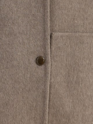 Серое пальто THEORY: фото 7 - Invogue