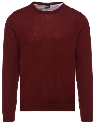 Красный свитер BOSS: фото - Invogue