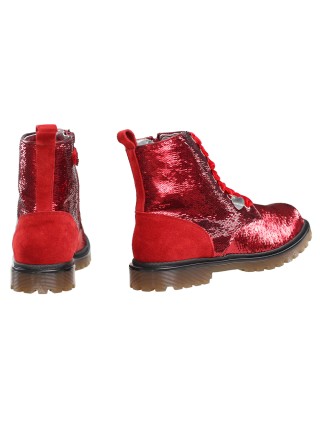 Червоні черевики MONNALISA : фото 2 - Invogue