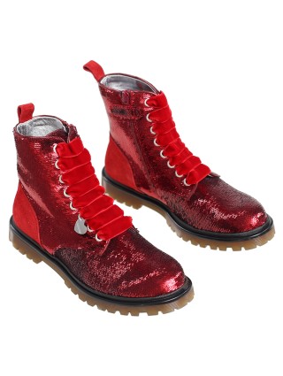 Червоні черевики MONNALISA : фото 1 - Invogue