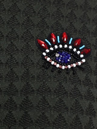 Зелёный свитер KENZO: фото 6 - Invogue