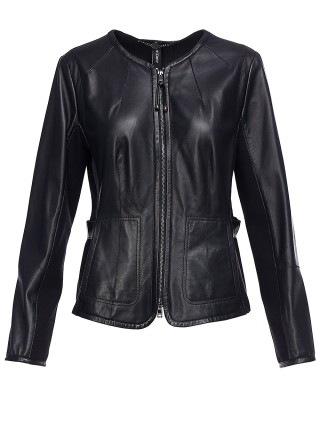 Чёрная куртка MARC CAIN: фото 2 - Invogue