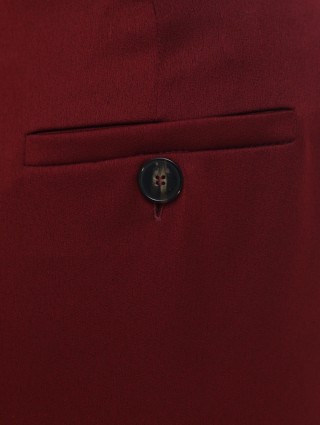 Бордовые брюки MARELLA: фото 7 - Invogue