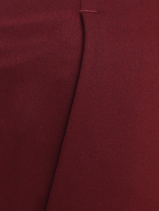 Бордовые брюки MARELLA: фото 8 - Invogue