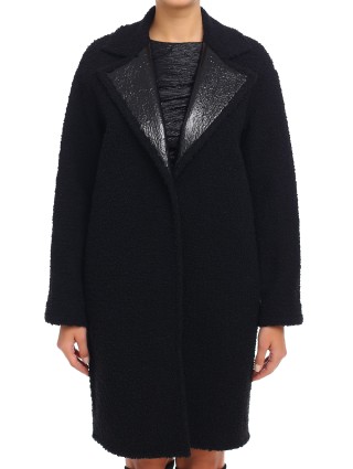 Чорне пальто MARELLA : фото 5 - Invogue