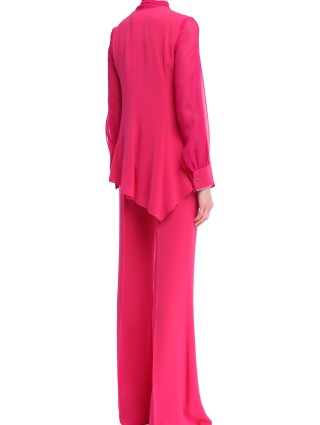 Розовая блуза MAX MARA: фото 4 - Invogue