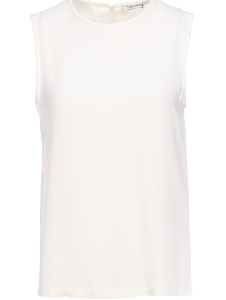 Белый топ MAX MARA: фото - Invogue