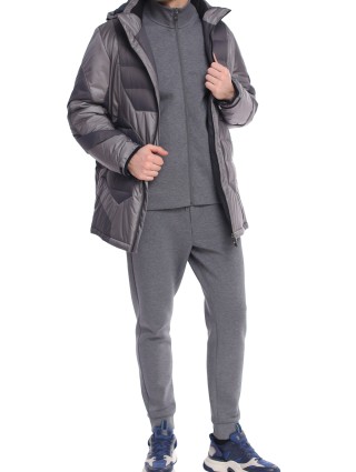 Сірі брюки BOSS : фото 3 - Invogue