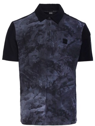 Чорне поло BOSS : фото 2 - Invogue