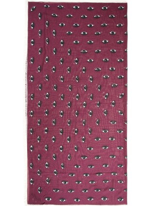 Бордовый шарф KENZO: фото 6 - Invogue