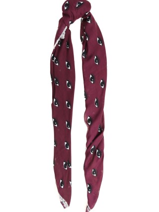 Бордовый шарф KENZO: фото - Invogue
