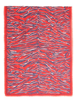 Красный шарф KENZO: фото 5 - Invogue