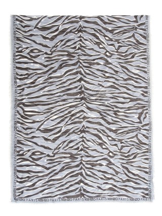 Сірий шарф KENZO : фото 6 - Invogue