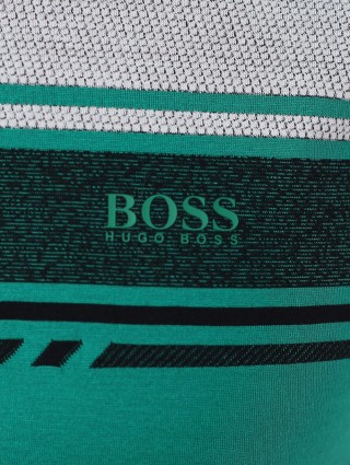 Зеленое поло BOSS: фото 5 - Invogue