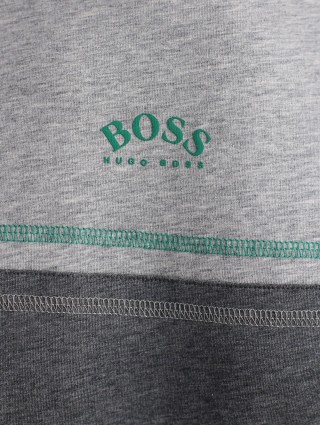 Серая футболка BOSS: фото 6 - Invogue