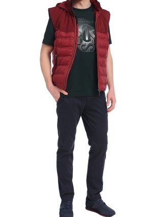 Зелёная футболка BOSS: фото 3 - Invogue